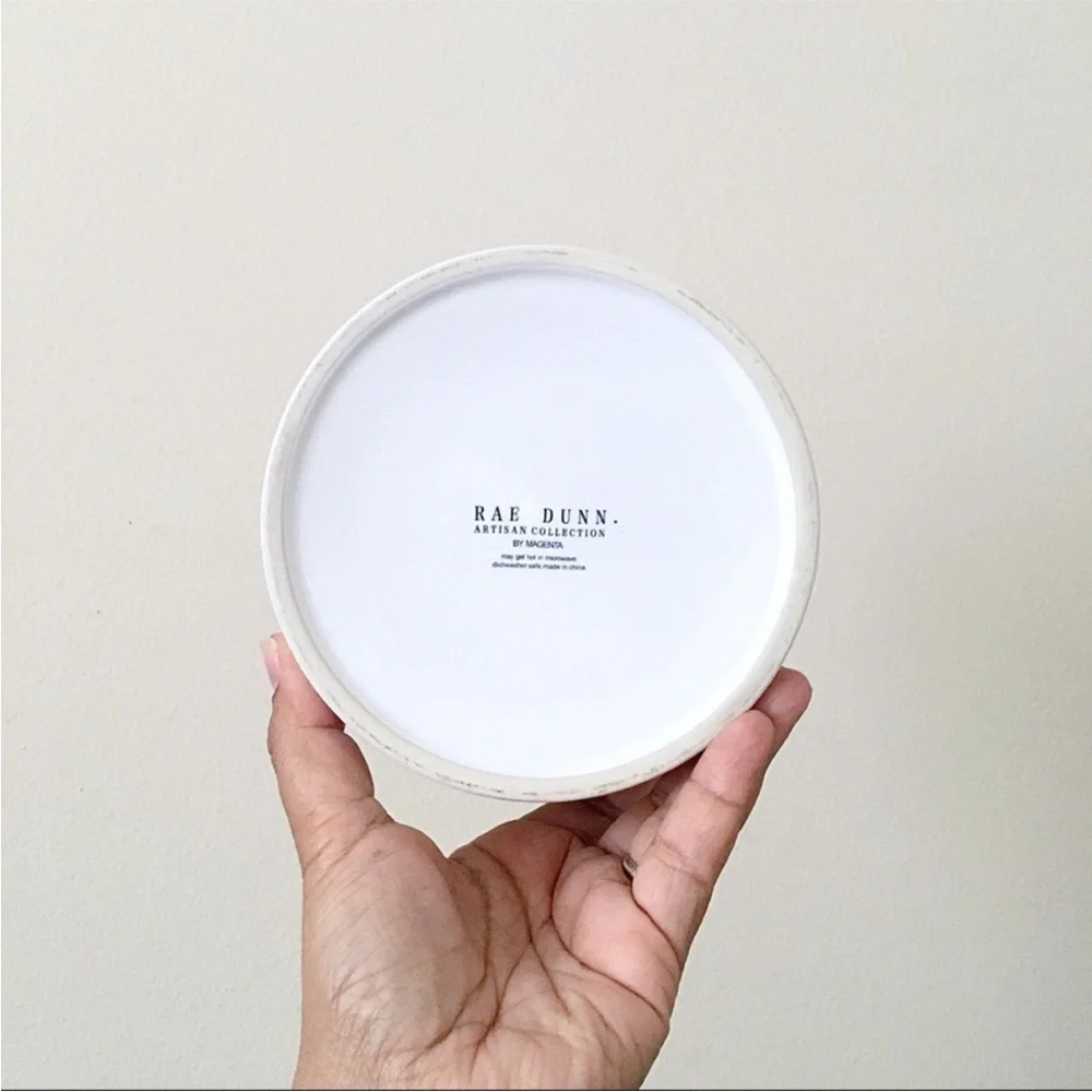 Rae Dunn Ceramic SAVOR Pet Bowl